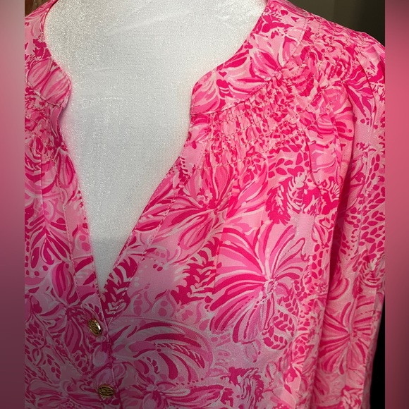 Lilly Pulitzer Pink Elsa Top - Picture 2 of 3